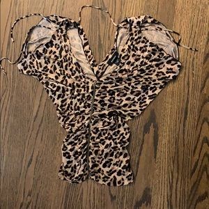 Animal print top